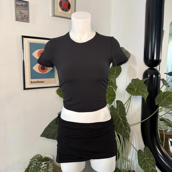 lululemon athletica Tops - Lululemon Ruched Cropped Top